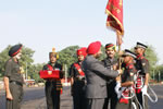 Arunachal Pradesh Governor Gen JJ Singh at the Passing-Out Parade of Indian Military Academy, Dehradun : 12/06/2010