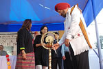 Governor inaugurating the Itanagar Book festival at IG Park, Itanagar: 19/02/2011