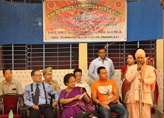 The Governor of Arunachal Pradesh Shri JP Rajkhowa along with First Lady Smt Rita Rajkhowa gracing inaugural function of the Shree Shree Durga Puja at Rajdhani Kali Mandir, P-sector Itanagar on 19th October 2015.