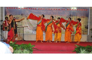 The Governor of Arunachal Pradesh Shri JP Rajkhowa gracing the Sampriti, a cultural presentation of Arunachal Pradesh and Assam at Raj Bhawan, Itanagar on 23rd October 2015