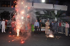 Deepawali celebration at Raj Bhavan, Itanagar on 11th November 2015