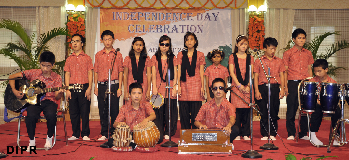 Celebration of 69th Independence day in Darbar Hall at Raj Bhawan, Itanagar