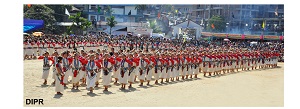 Presenting Mega Rikam Pada Dance on the occasion of Nyokum Yullo festival at Nyokum Lapang Ground, Itanagar on 26th February 2016. 
