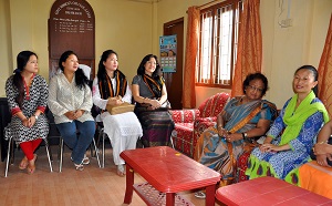 The First Lady of the State Smt Rita Rajkhowa visited the Government Women College, Lekhi Village, Nirjuli, 15 kms from Itanagar with members of  Muskan Welfare Society on 14th May 2016. 