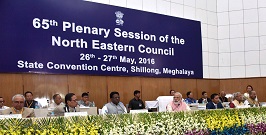 The Governor of Arunachal Pradesh Shri JP Rajkhowa attend the 65th Plenary Session of the North Eastern Council 26th -27th, 2016 State Convention Centre, Shillong, Meghalaya.