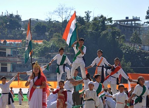 Cultural Presentation during 68th Republic day celebration at Indira Gandhi Park, Itanagar on 26th January 2017.