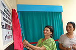 Madam Smt Anupama Singh, inaugurating the Science Laboratory 